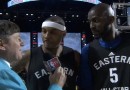 (Vidéo) Carmelo Anthony et Kevin Garnett réconciliés